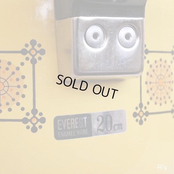 画像3: エベレスト　エナメルウェア　ホーロー両手鍋　20ｃｍ　蓋ガラス　イエロー　未使用品