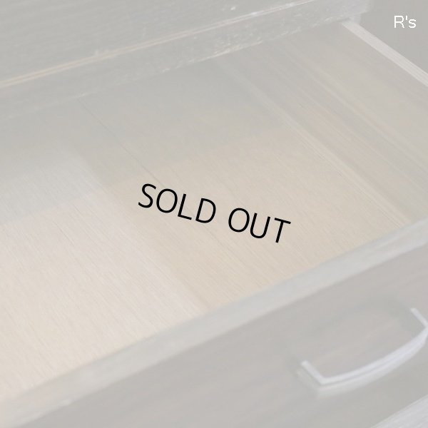 画像8: 木製　レトロ　6段タンス　飾り棚付き　ユーズド品（店4181）