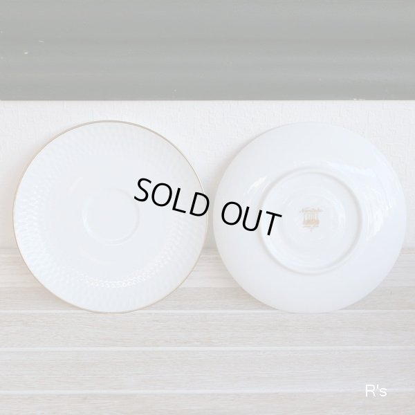 画像4: ノリタケ　ダイヤモンドコレクション　フェアモント　ペアカップ＆ソーサー　ホワイト　未使用品　箱付き