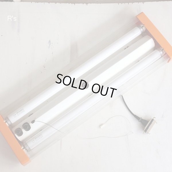 画像9: ナショナル　レトロ　ペンダントライト　吊り下げ照明　長方形　オレンジ　ユーズド品（店5326）