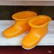 ミツギロン　カレンナーブーツ　レトロ　バスシューズ　オレンジ　未使用品　袋入り（店5338）