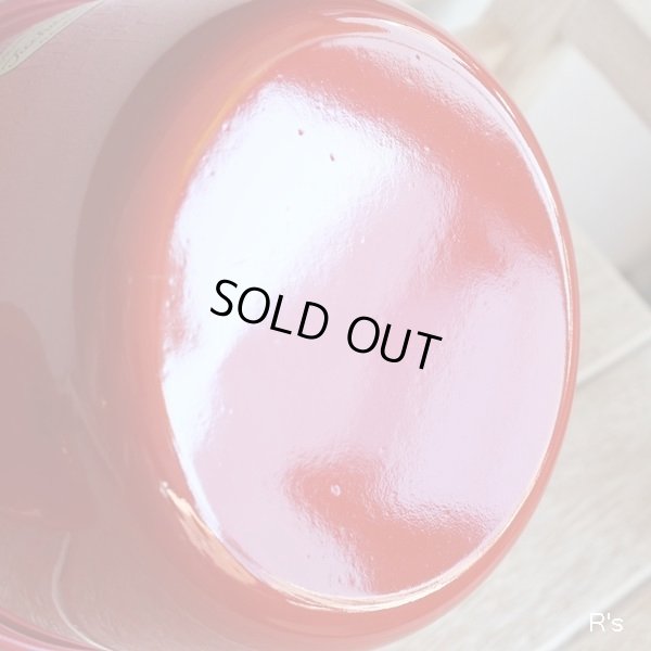 画像9: タチバナ　K&Y　ホーローキャニスター/小物入れ　赤　未使用品（ゆ5355）