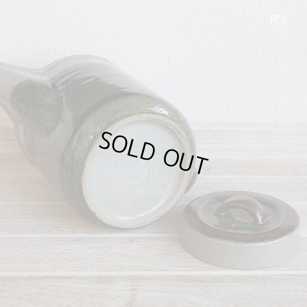 画像7: 陶器製　コーヒーポット　瀬戸物　グリーン　未使用品（ヤ5408）