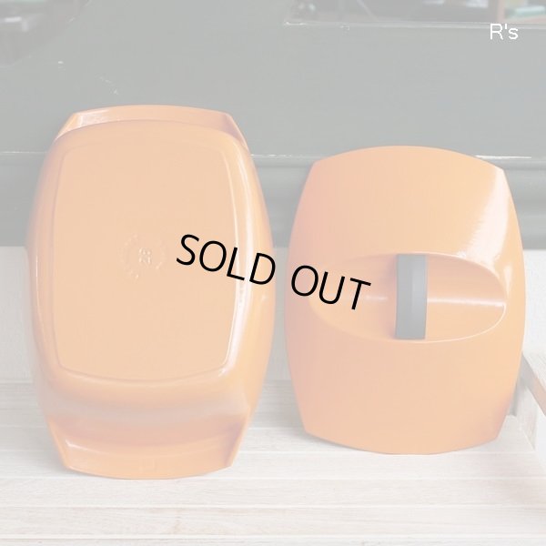 画像6: Le Creuset 　ル・クルーゼ　coquelle　コケル　長方形鍋　オレンジ　展示品（店5446）