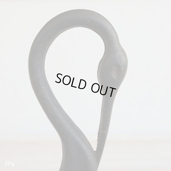 画像3: 木製トレイ　鶴モチーフ　ユーズド美品（ｍ5453）