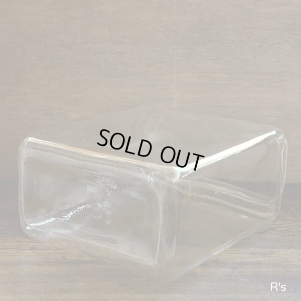 画像5: 長方形　角型ガラス瓶　アンティーク品（店5460）