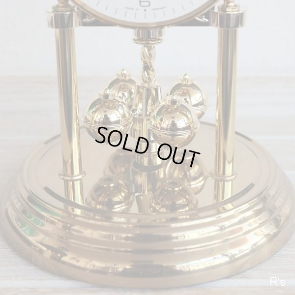 画像5: ドイツ　HERMLE　ヘルムレ　ドーム型置き時計　アートクロック　クォーツ式 ユーズド美品（店5464）