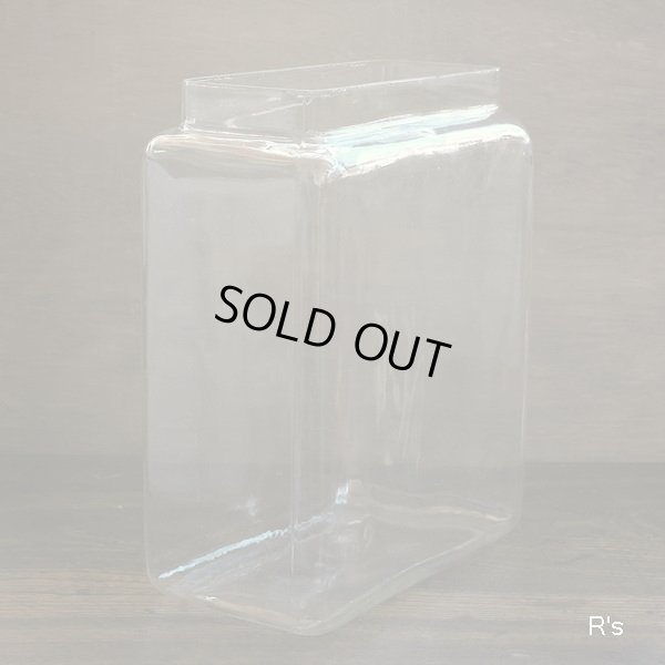 画像3: 長方形　角型ガラス瓶　アンティーク品（店5460）