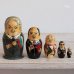 画像2: ソ連・ロシア　政治指導者　マトリョーシカ人形　5ピース　ユーズド品（メ5465）