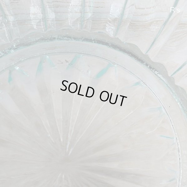 画像5: アンティーク　ガラスボウル　花型　水色（く5474）