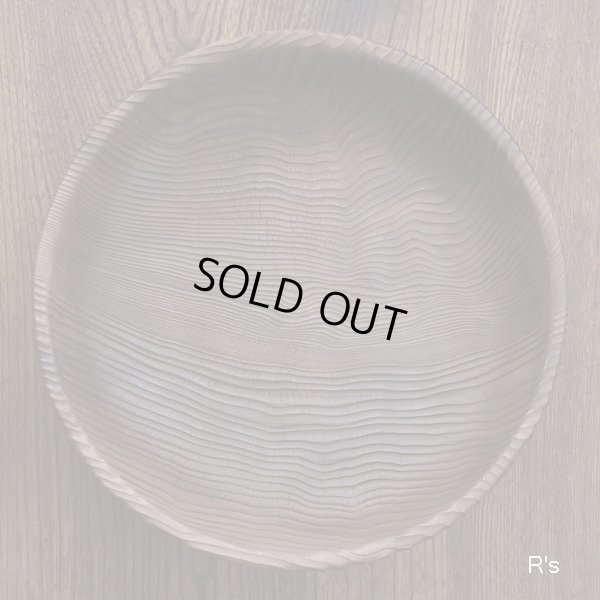 画像2: おわせ　焼桐　菓子器　木製鉢　展示品（NN5482）