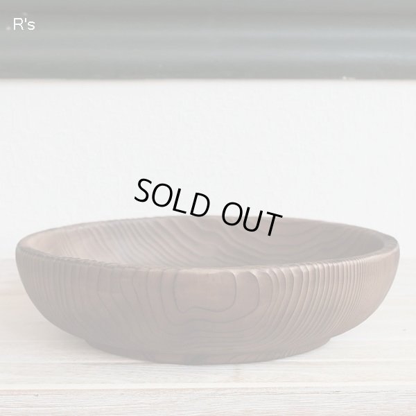 画像4: おわせ　焼桐　菓子器　木製鉢　展示品（NN5482）