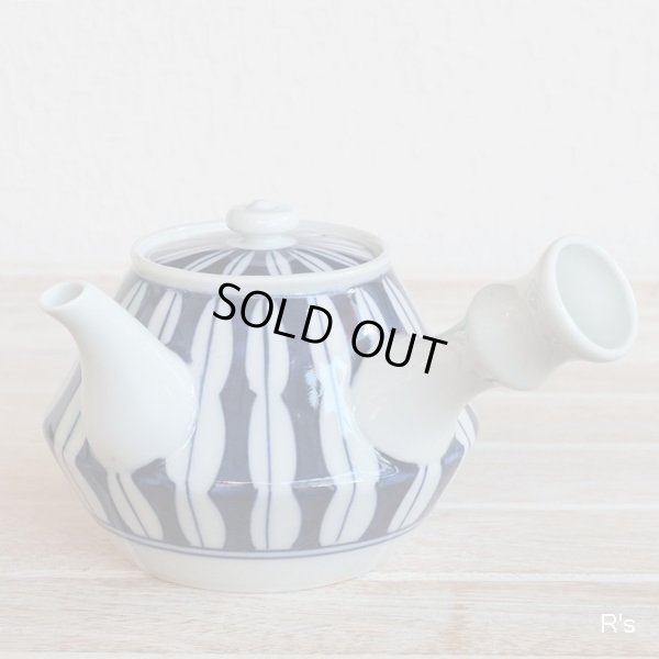 画像3: 急須　菱形　青線　未使用品（ネ5509）