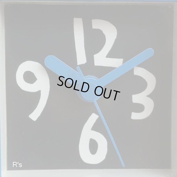 画像3: HIBINO　SPECIAL　日比野克彦デザイン　オルゴール付き置き時計　青　ユーズド品（店5535）