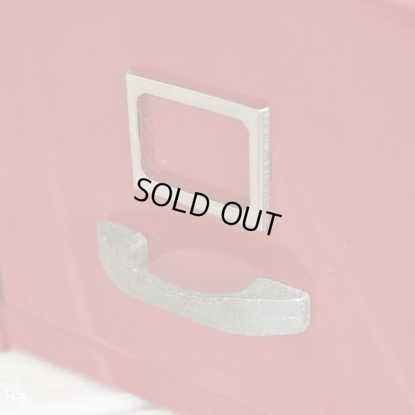 画像4: 2段ロッカー型　レトロ貯金箱　CASH　BOX　赤　鍵付き　ユーズド品（テ5557）