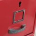 画像3: 2段ロッカー型　レトロ貯金箱　CASH　BOX　赤　鍵付き　ユーズド品（テ5557）