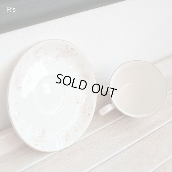 画像4: ノリタケ　CRAFTONE　カップ＆ソーサー　花柄　未使用品（P5608）