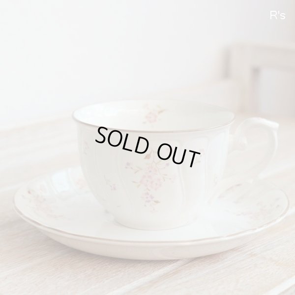 画像2: ノリタケ　CRAFTONE　カップ＆ソーサー　花柄　未使用品（P5608）