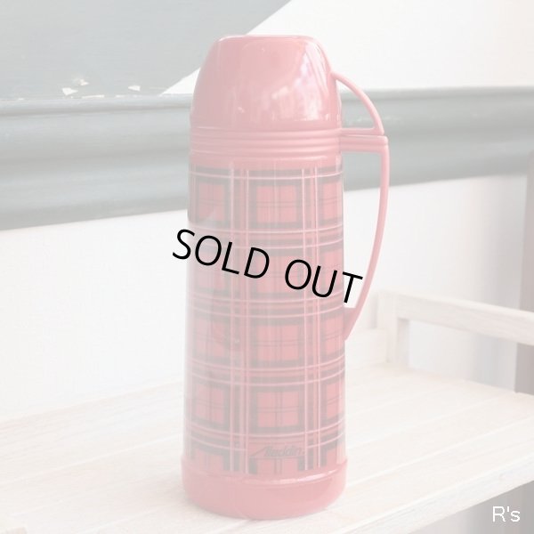 画像2: Aladdin　アラジン　水筒　魔法瓶　タータンチェック　赤　1L　未使用品（箱11　213）