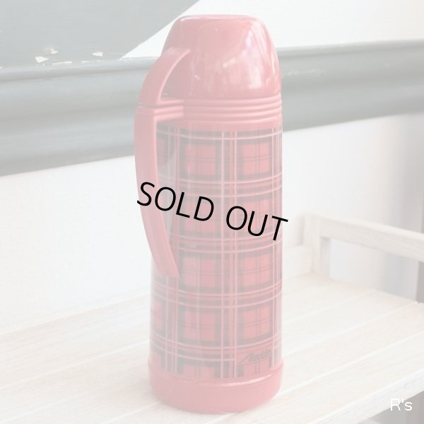 画像4: Aladdin　アラジン　水筒　魔法瓶　タータンチェック　赤　1L　未使用品（箱11　213）