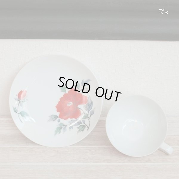 画像4: ノリタケ　ティーカップ＆ソーサー　牡丹　未使用品（ネ5644）