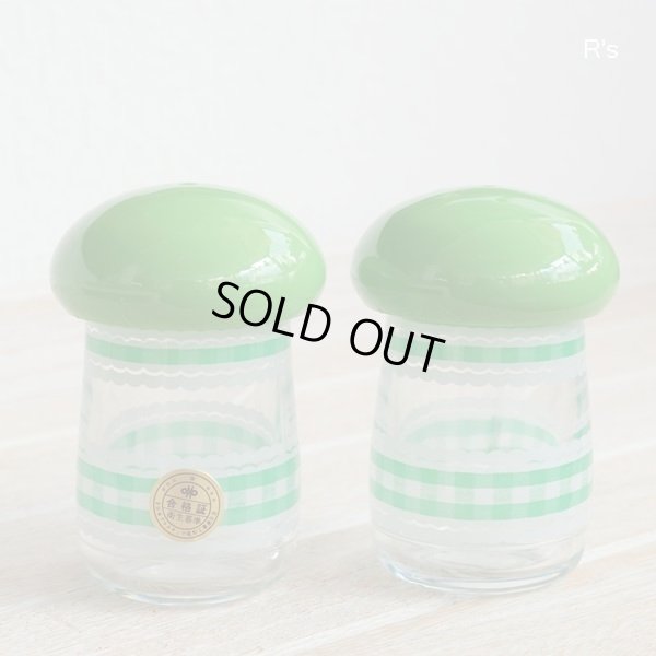 画像6: KATAGI　片木化成　No.219　シャルマンセット　テーブルカスターセット　グリーン　未使用品　箱付き（棚5646）