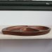 画像4: 木製　マホガニー材　仕切り皿　ウッドプレート　おつまみ皿　ユーズド品（キ5647）