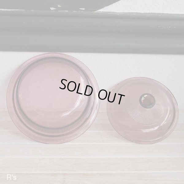 画像4: U.S.A.　パイレックス　VISION　コーニング　キャセロール/鍋　クランベリー　750ｍｌ　未使用品（PP2133）