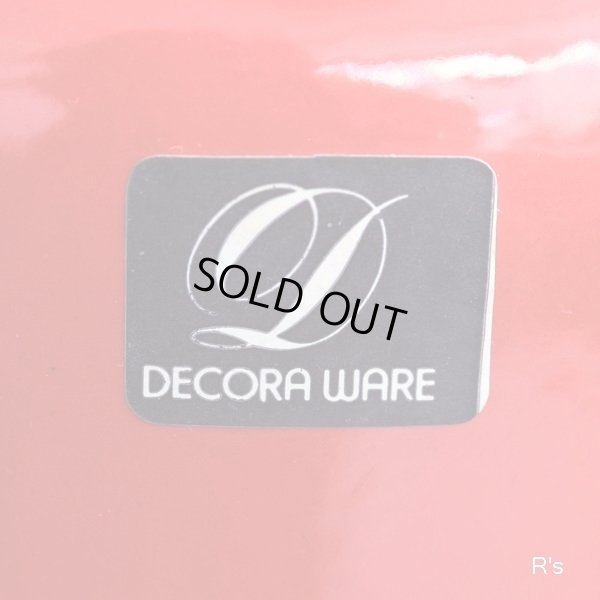 画像3: ｄｗ　デコラウェア　ホーローケトル　平型　DNK-20　2L　赤　未使用品（OO495）