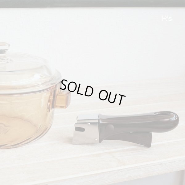 画像3: フランス　ARCOFLAM　ガラス片手鍋　16ｃｍ　アンバー　未使用品（QQ1298）