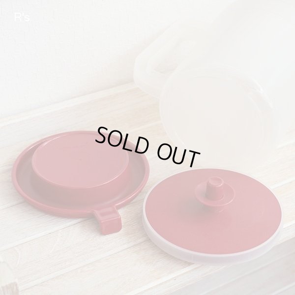 画像4: タッパーウェア　ウォーターピッチャー　1.5L　クリア×蓋赤　未使用品　袋入り（キ1294）