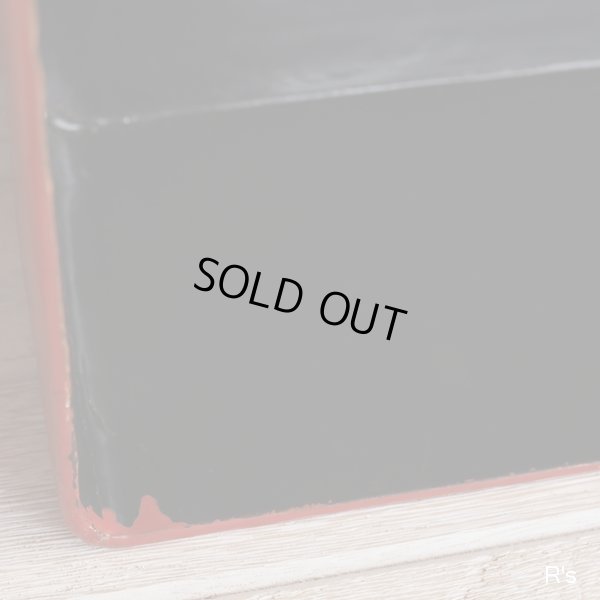 画像8: 漆塗りの文箱　蒔絵　飛鶴　アンティーク品　和骨董（凍5710）