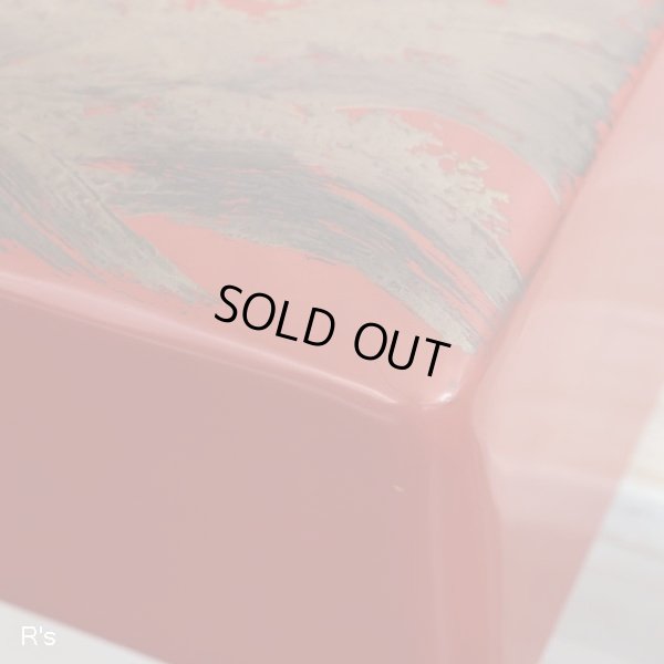 画像5: 漆塗りの文箱　蒔絵　飛鶴　アンティーク品　和骨董（凍5710）