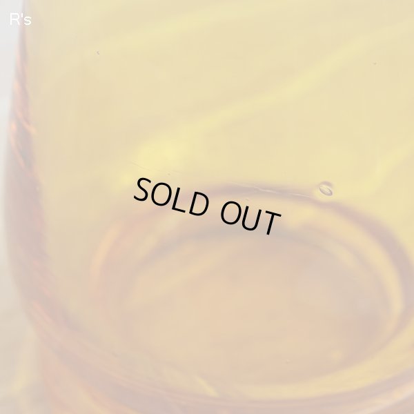 画像6: レトロ　ガラス　ウォーターピッチャー　アンバー　未使用品（箱1　5714）