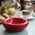 画像1: イタリア　AMCREST　モンテカティーニ　陶器製インテリアトレー　赤　未使用品（た5730） (1)