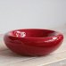 画像4: イタリア　AMCREST　モンテカティーニ　陶器製インテリアトレー　赤　未使用品（た5730） (4)