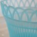 画像3: レトロ　プラスチック製　鉢カバー　3.5合鉢用　ブルー　未使用品（店5748）