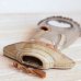 画像5: 陶器製　女の子型ウォールミラー　一輪挿し付き　ユーズド品（店5783）