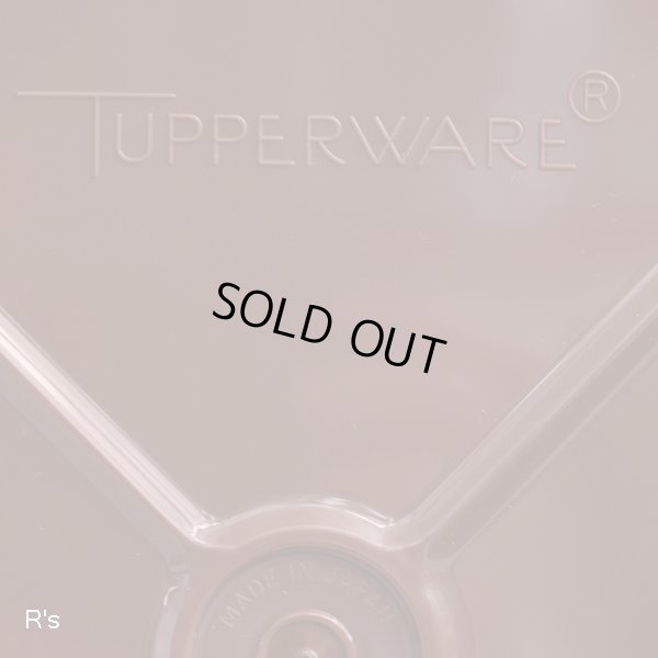 画像6: タッパーウェア　マキシデコレーター　丸型保存容器　5.8L　ブラウン　柄付き　未使用品（店4491）