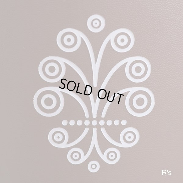 画像3: タッパーウェア　マキシデコレーター　丸型保存容器　5.8L　ブラウン　柄付き　未使用品（店4491）