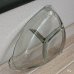 画像5: レトロ　ガラス　オードブルプレート　仕切り皿　グリーン　展示品（FF5818）