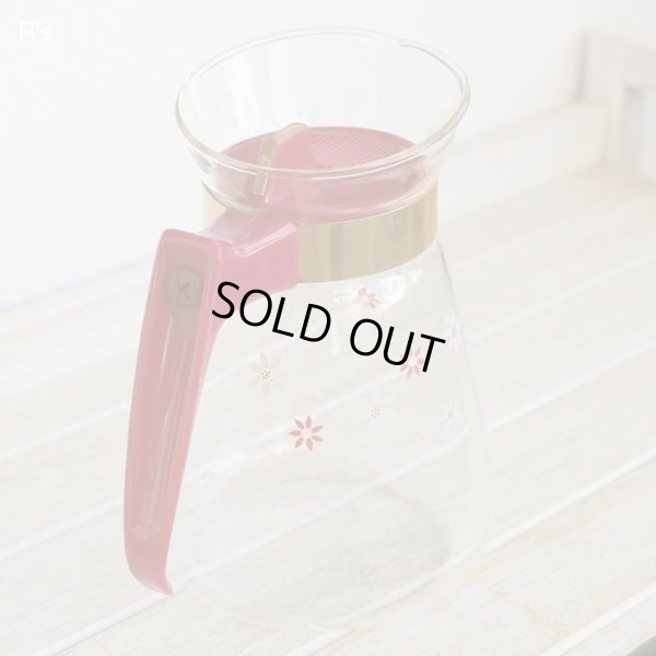 画像4: Hario　ハリオ　耐熱ガラス　ティーポット　Robin-5　小花柄　未使用品（QQ3517）