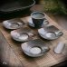 画像1: 杉金堂　銅製茶托　5客揃え　茶さじ付き　未使用品（た5843） (1)