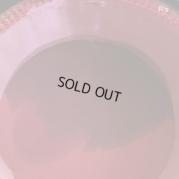 画像8: レトロ　ビニール編みカゴ　ソーイングバスケット　裁縫箱　ユーズド品（店4146）