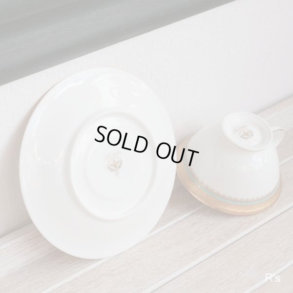 画像7: ノリタケ　ティーカップ＆ソーサー　花柄　金彩　展示品（ん5880）