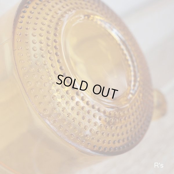 画像6: KAMEI　GLASS　カメイグラス　ガラスカップ＆ソーサー　琥珀　未使用品 (W5929)