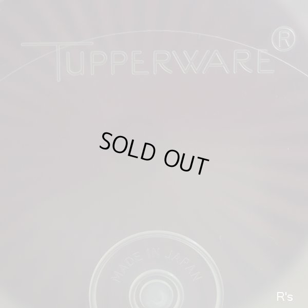 画像5: タッパーウェア　デコレーター大　クリアに赤い花柄×蓋赤　未使用品（冷3801）