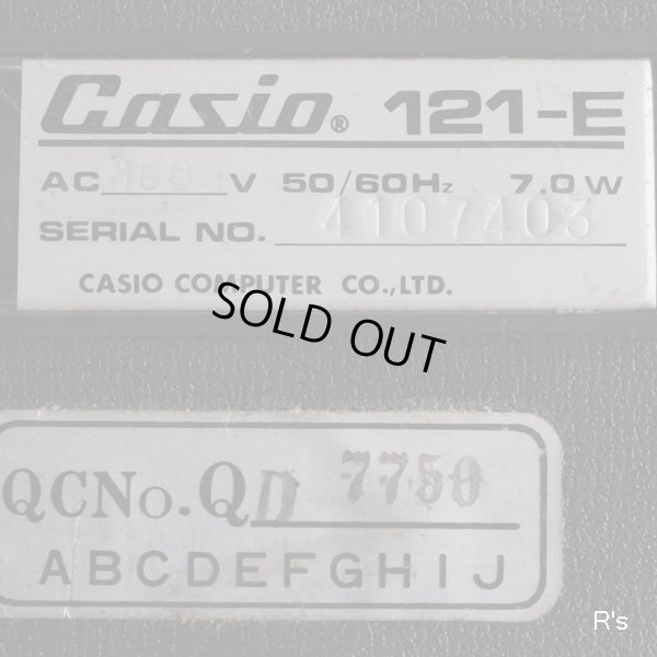画像13: Casio　カシオ　レトロ　電卓　MODEL　121-E　ユーズド品（ア5947）