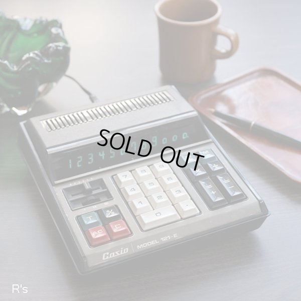 画像1: Casio　カシオ　レトロ　電卓　MODEL　121-E　ユーズド品（ア5947）