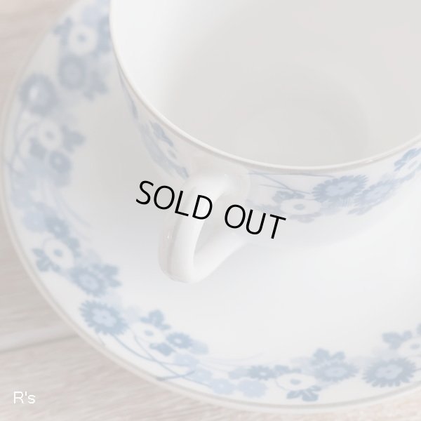 画像3: 名古屋製陶　Meito　カップ＆ソーサー　青花柄　アンティーク品　未使用品 （の2548）